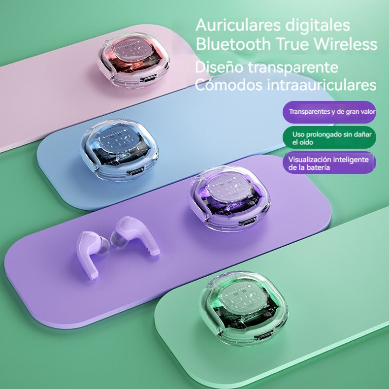 T8 Pantalla Digital Auriculares Inalámbricos