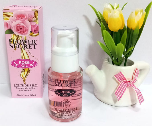 ACEITE ROSA PARA CABELLO FLOWER SECRET