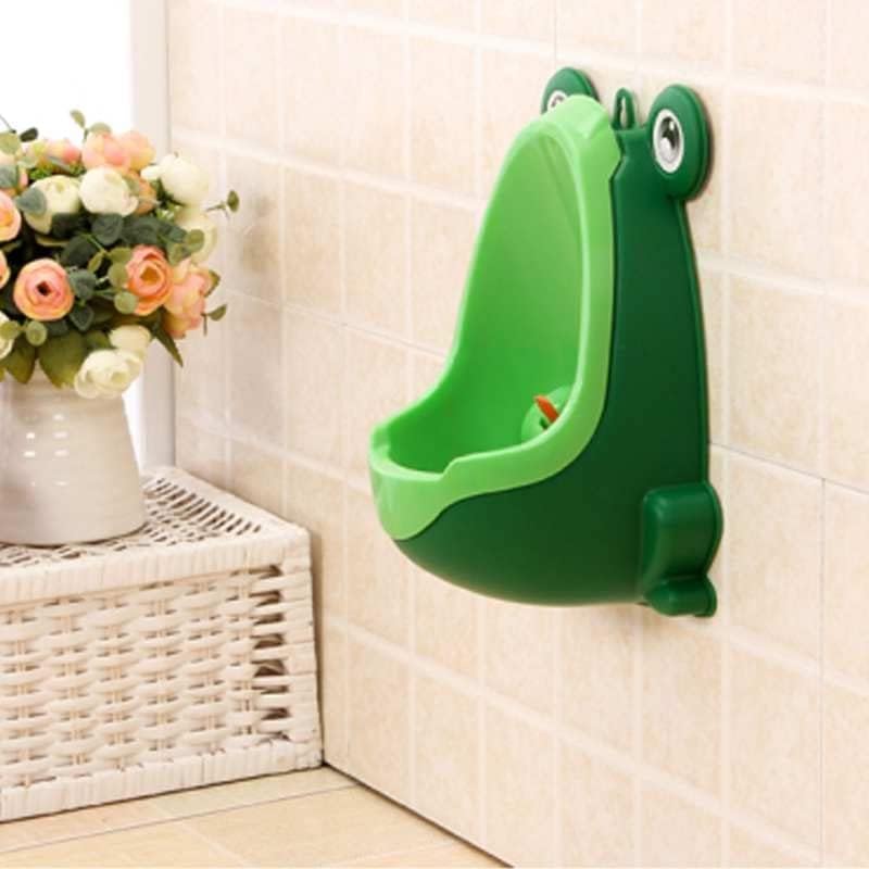 Urinario De Pared Para Niño Baño Pelela Portátil Rana