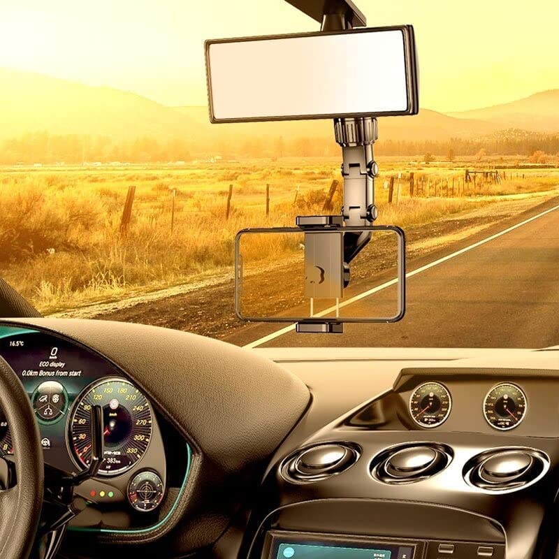 Soporte Celular Auto Retrovisor Universal De 360 Grados