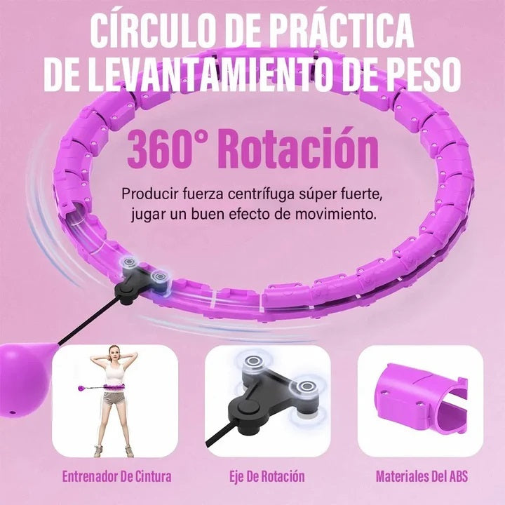 Aro Hula Hoop Cintura Ejercicio Fitness Entrenador Abdominal