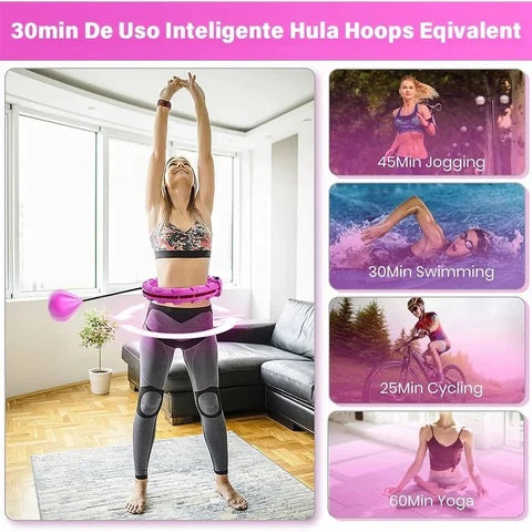 Aro Hula Hoop Cintura Ejercicio Fitness Entrenador Abdominal