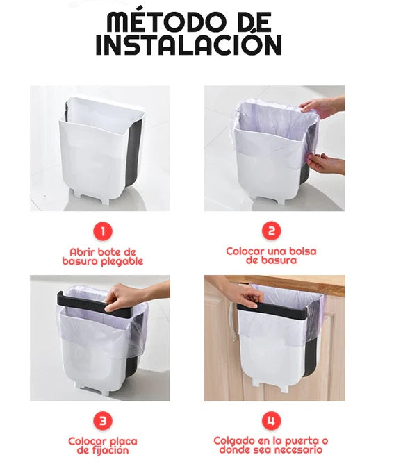 Super Promo - 2x1 - Basurero Plegable Cocina