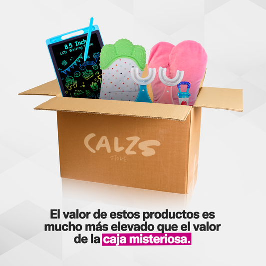 Caja misteriosa articulos de bebe