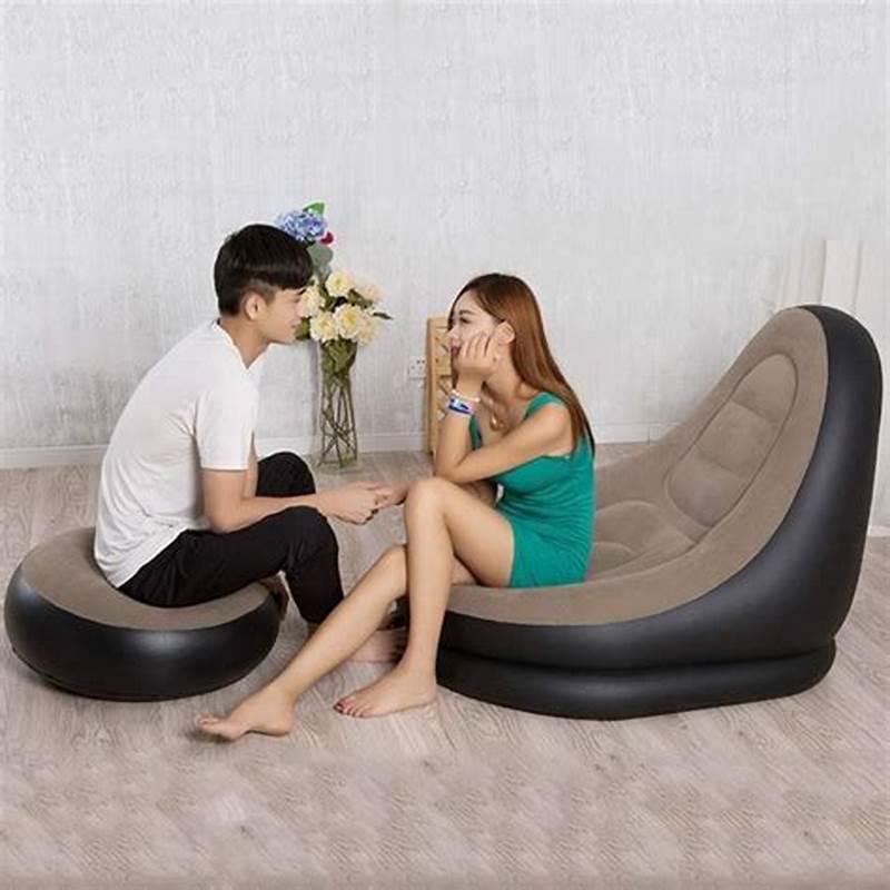 SOFA INFLABLE CON PUFF