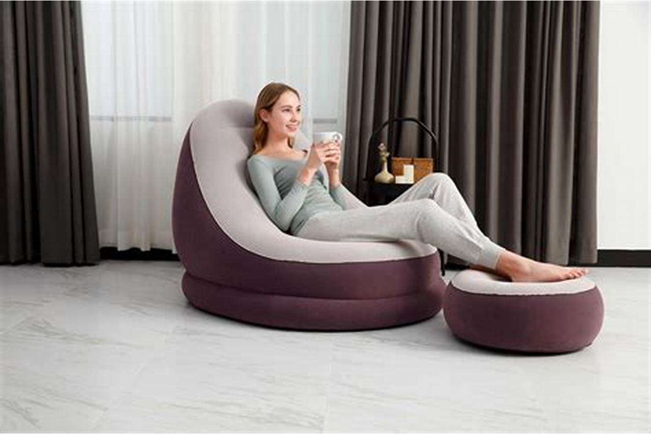 SOFA INFLABLE CON PUFF