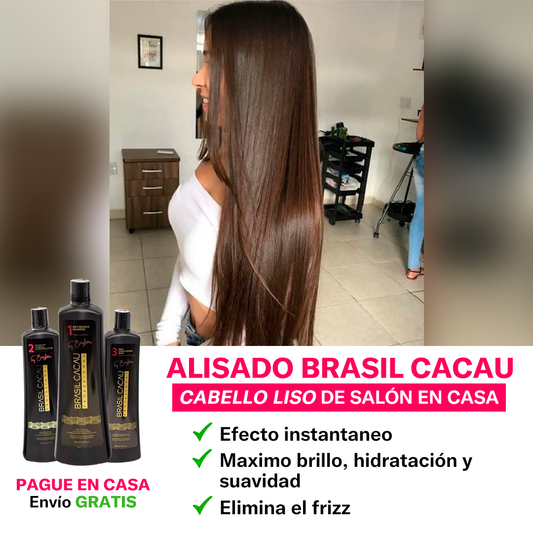 Alisado Brasil Cacau Profesional (PROMO 3 PASOS)