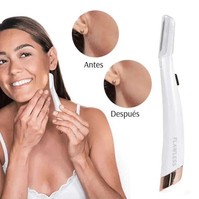 Afeitadora Facial Corporal Mujer Iluminado Depilación Vello