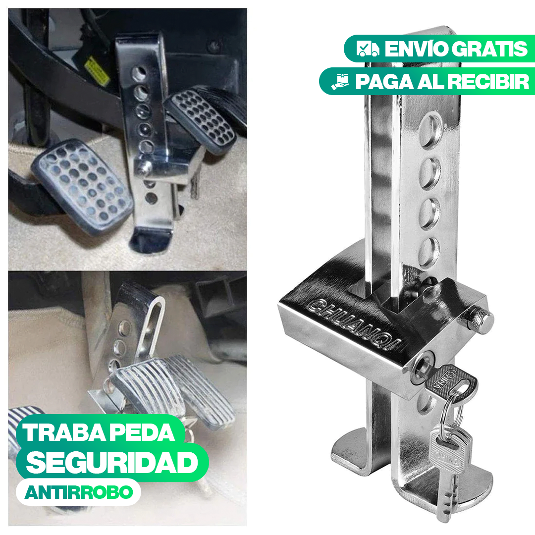 Traba Pedal Seguridad Auto Antirrobo