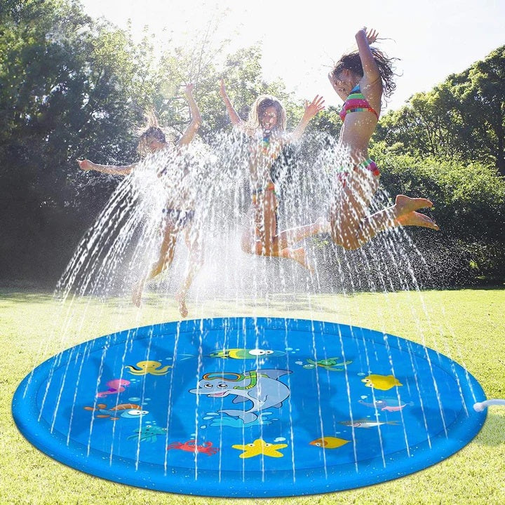 Alfombra De Agua 170 Cm Piscina A Chorros