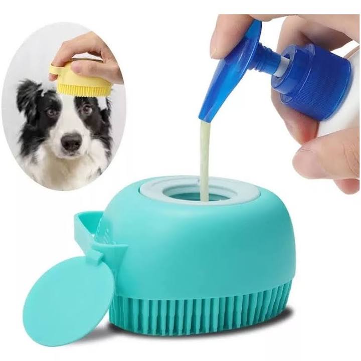 Cepillo Dispensador para baño (mascotas)