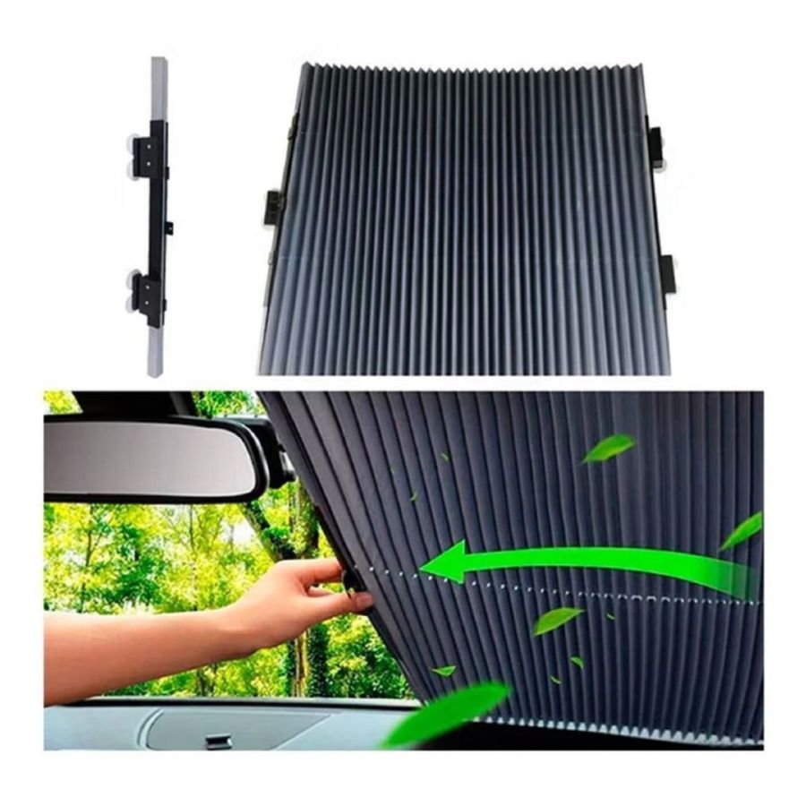 🚗🔥PARASOL RETRACTIL UV PARA AUTO 🌞😎